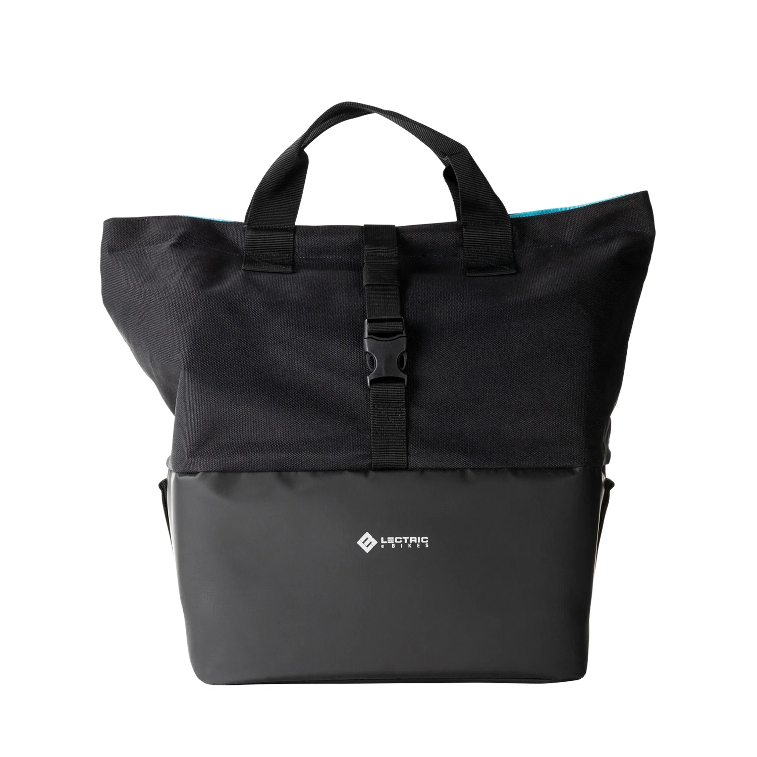 Small Roll Top Basket Bag - Image 5