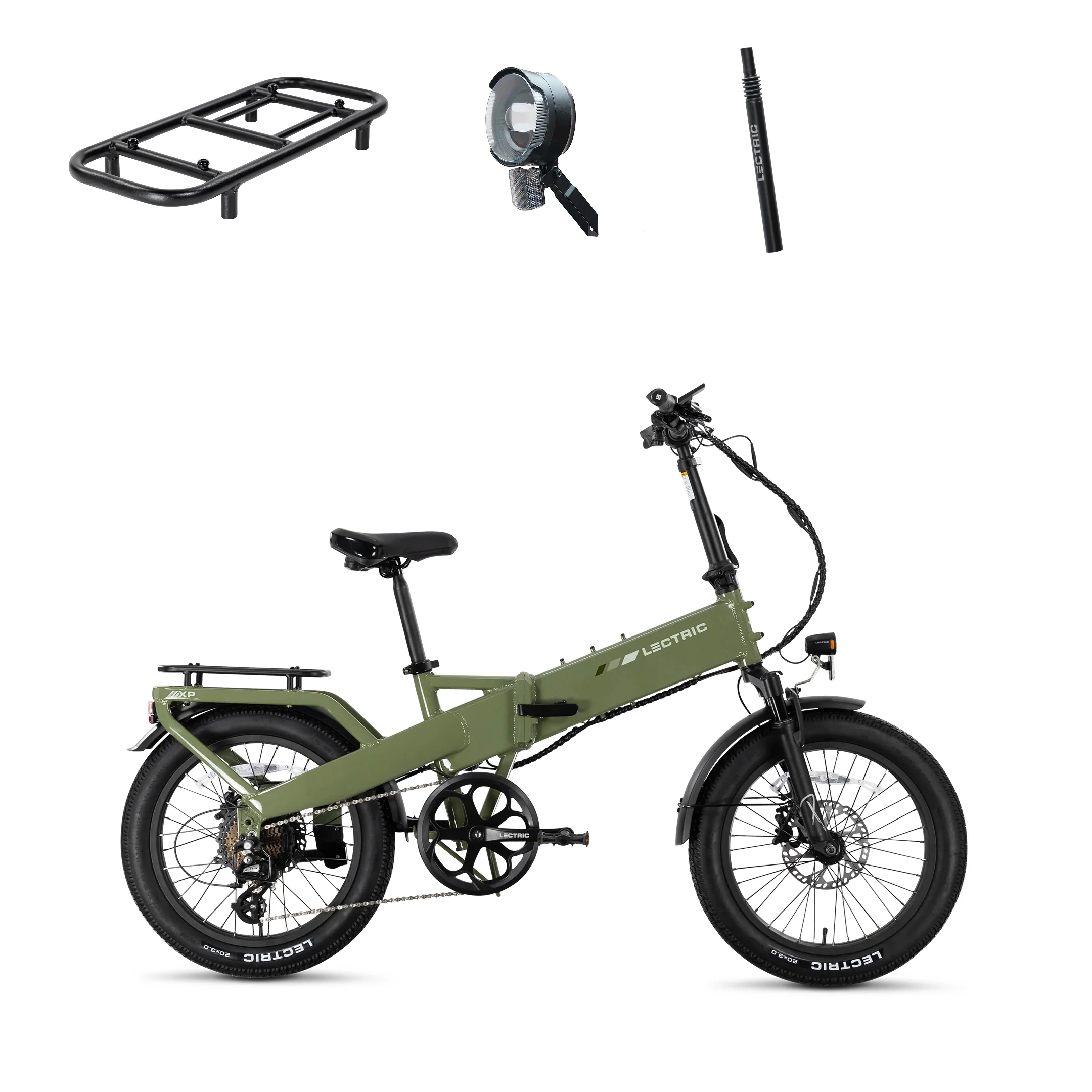XP4 750 Pine Green + FREE LevelUp Rack, Bike Lock, Phone Mount, Elite Headlight, Suspension Seat Post ($505 Value) [CA] - Image 3