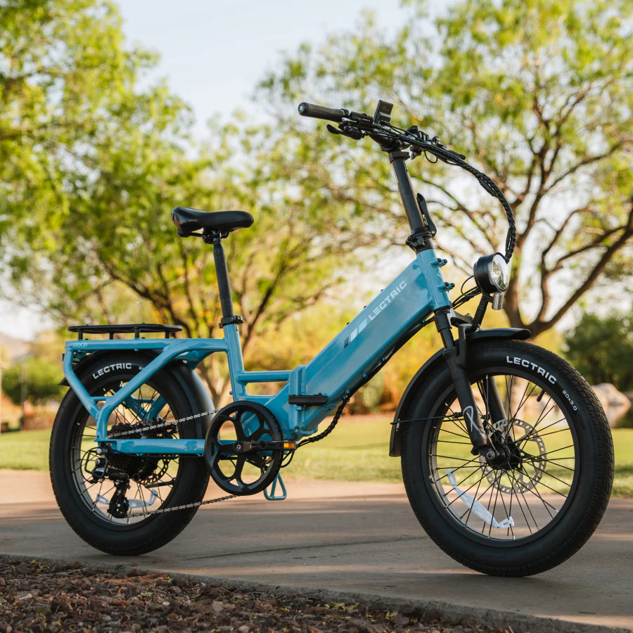 XP4 750 Step-Thru Raindrop Blue + FREE LevelUp Rack, Bike Lock, Phone Mount, Elite Headlight, Suspension Seat Post ($505 Value) [CA] - Image 5