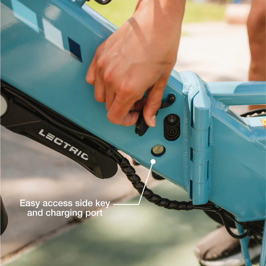 XP4 750 Step-Thru Raindrop Blue eBike [CA] - Image 5