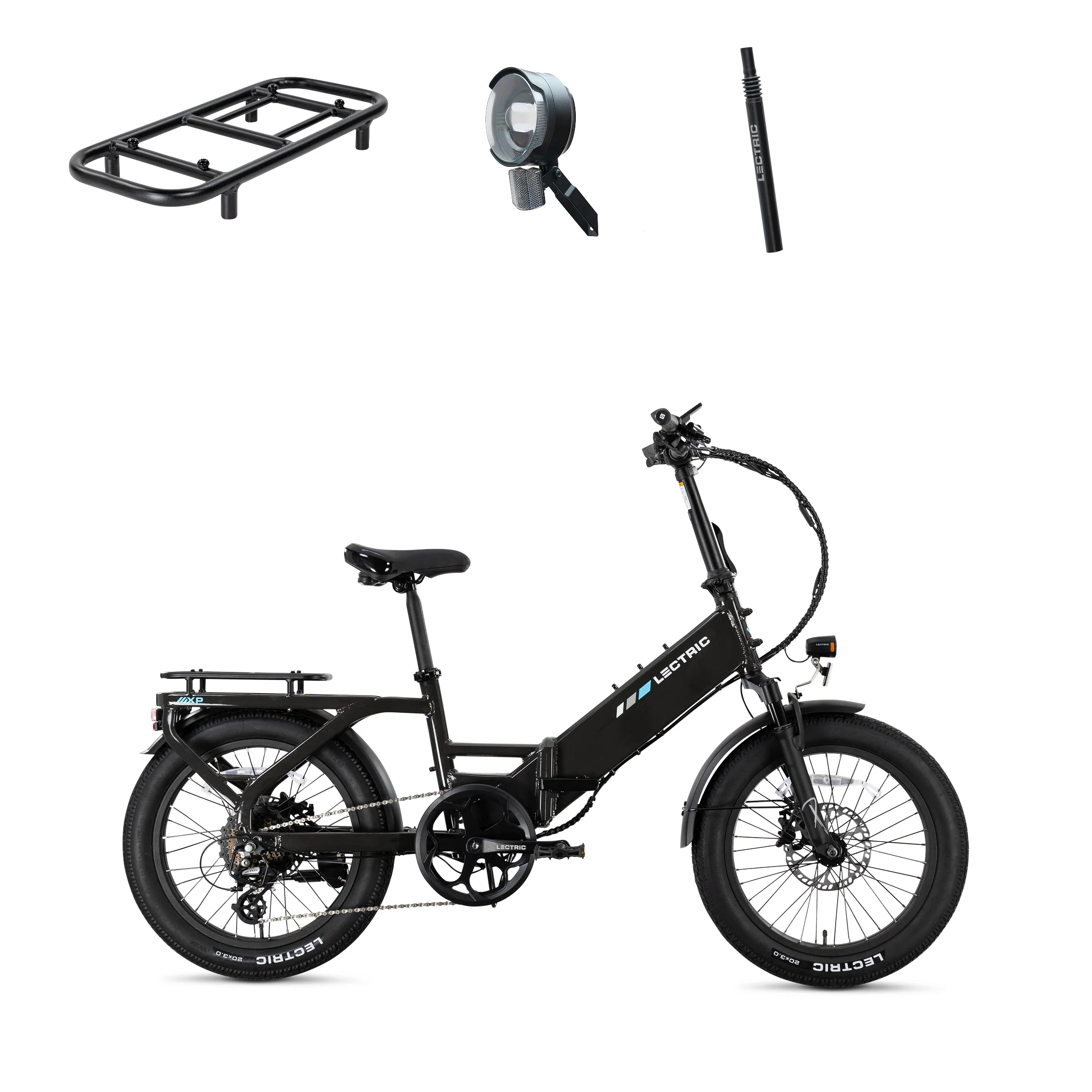 XP4 750 Step-Thru Tempest Grey + FREE LevelUp Rack, Bike Lock, Phone Mount, Elite Headlight, Suspension Seat Post ($505 Value) [CA] - Image 3