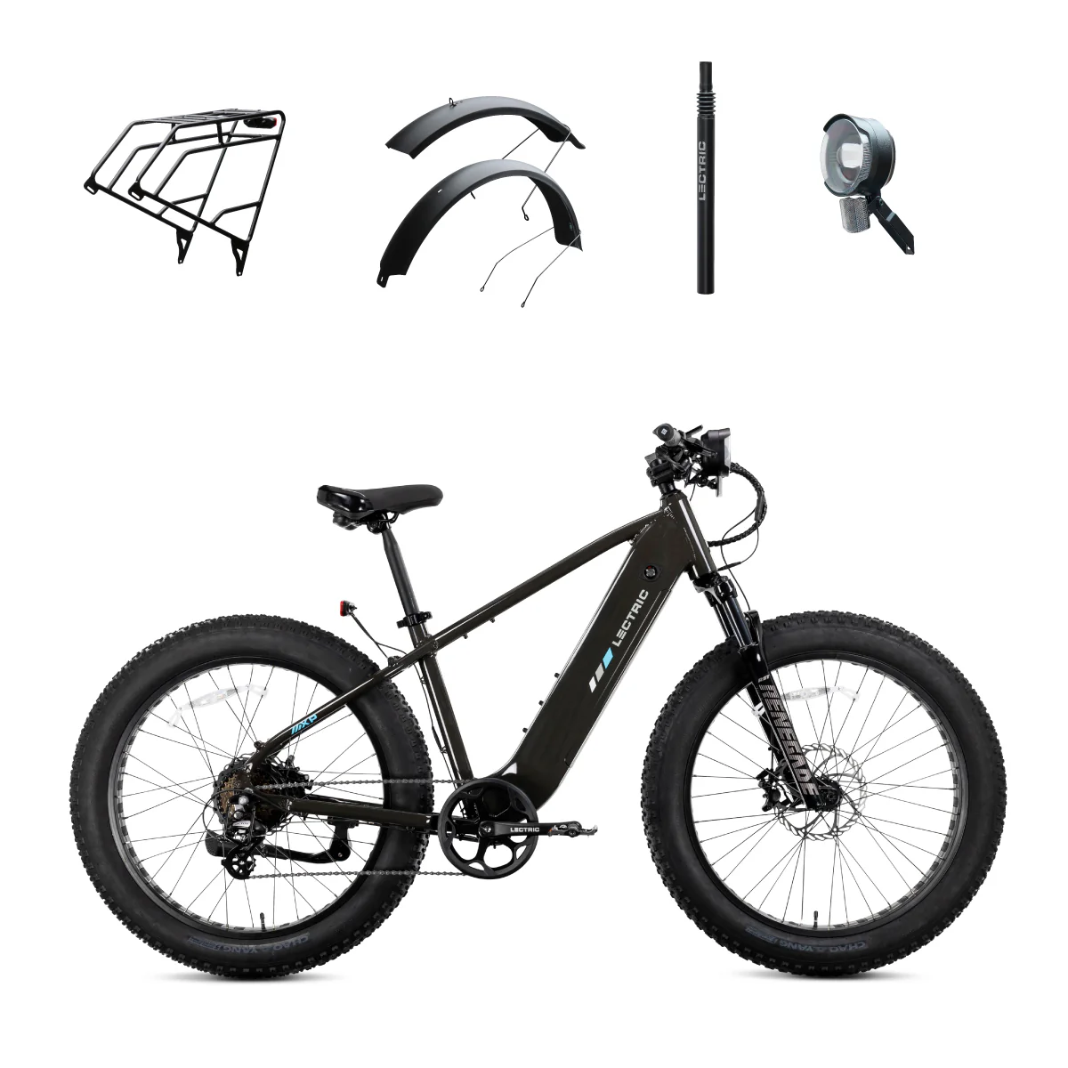 XPeak2 High-Step - $100 OFF MSRP + FREE Rear Rack, Fenders, Elite Headlight, Suspension Seat Post ($436 Value)