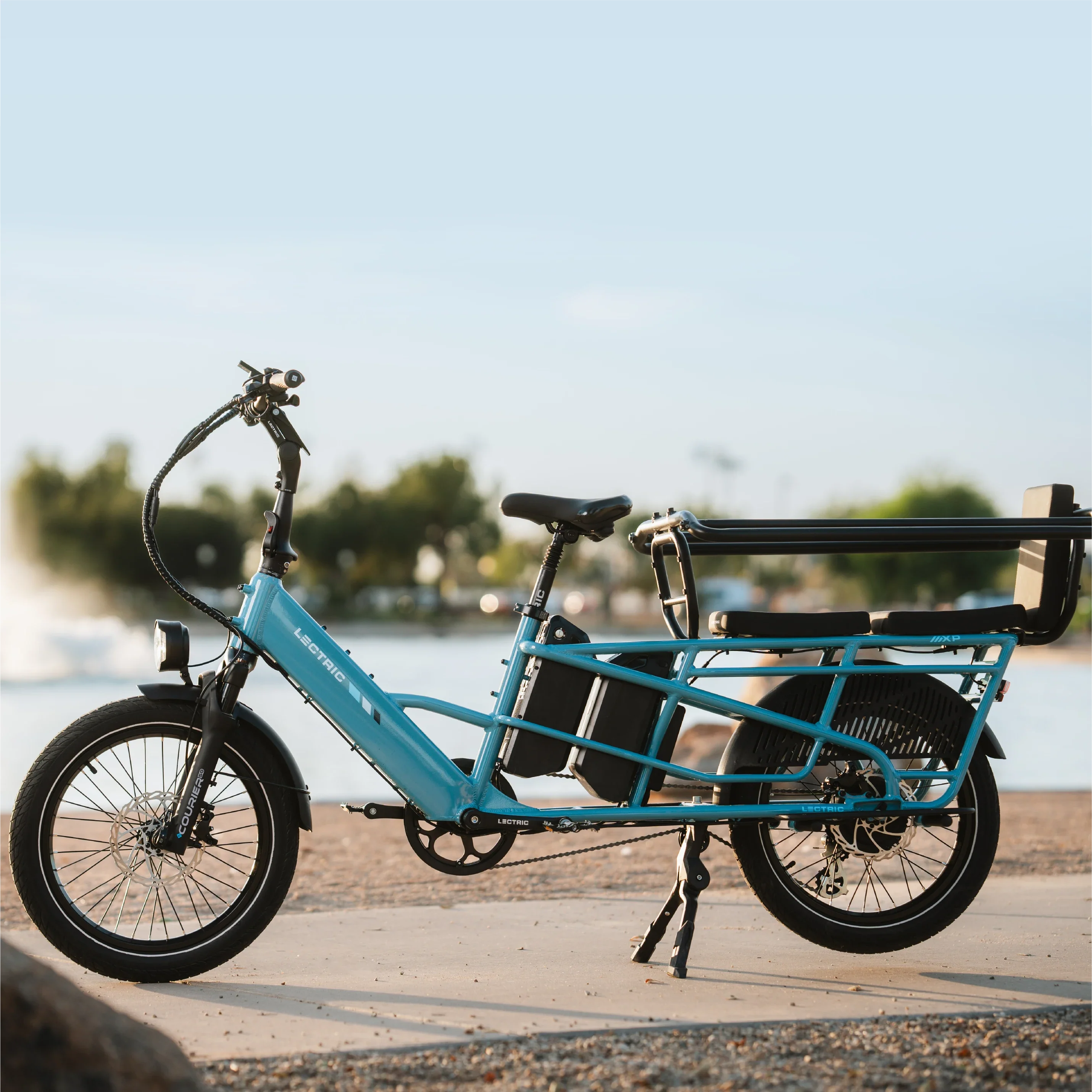 XPedition2 Raindrop Blue Dual-Battery + FREE Running Boards, Cushions, Elite Headlight, Suspension Seat Post, Orbitor ($545 Value) - Image 4