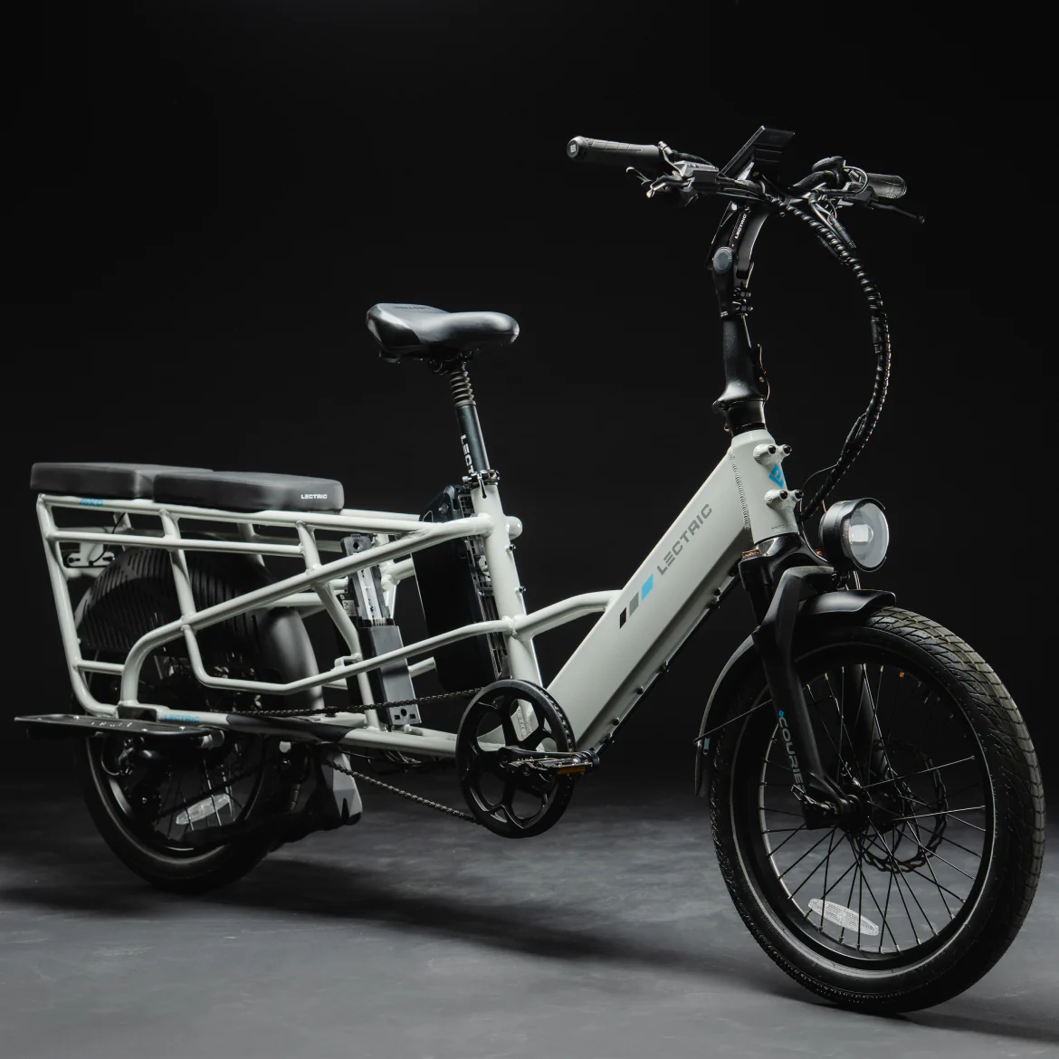 XPedition2 Stratus White Long-Range Dual-Battery eBike - Image 4