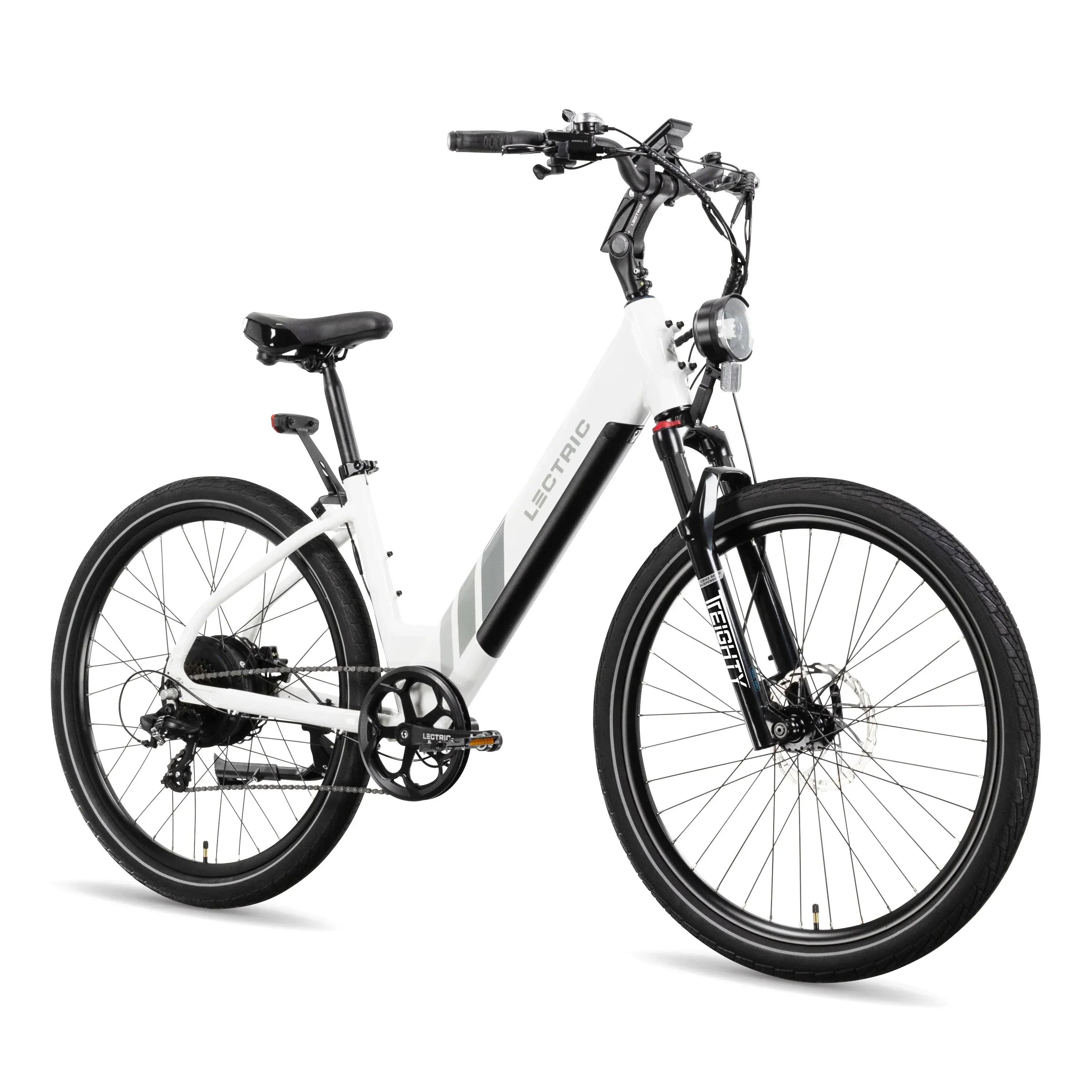 XPress 750 Step-Thru + FREE Rear Rack, Fenders, Elite Headlight, Suspension Seat Post ($336 Value) - Image 4